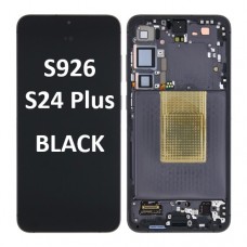Samsung  SM-S926 (S24 Plus 5G 2024) OLED LCD touch screen (Original Service Pack) with frame [Black] GH82-33410A